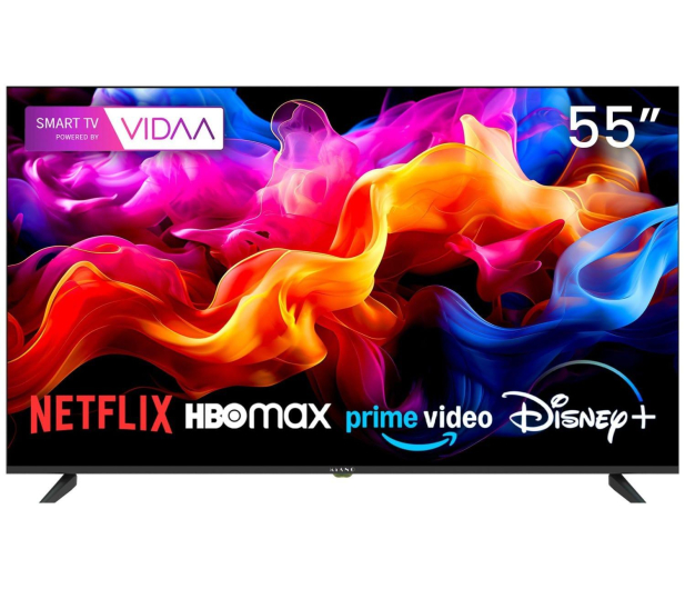 Kiano Elegance 55" LED 4K VIDAA Smart TV Netflix, HBO, Prime - 1373228 - zdjęcie
